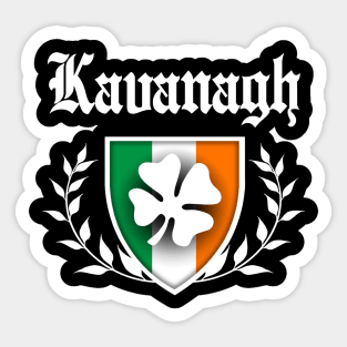 Kavanagh Shamrock Crest Sticker